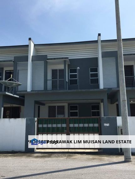 Double Storey Terrace House at Taman Paradise 9th Mile Kuching-Serian Road for Sale, Sarawak, Kuching