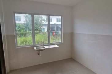 Double Storey Terrace at Taman Bukit Berangan Ria, Muara Tuang Kota Samarahan in Kuching for Sale
