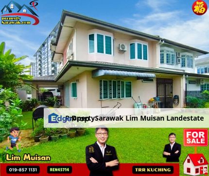 Double Storey Semi Detached House at Taman Stapok in Kuching for Sale, Sarawak, Kuching