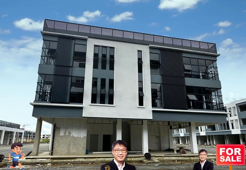 3 Storey Commercial Corner Shop-lot at Northbank Commercial Central 3 in Kuching for Sale