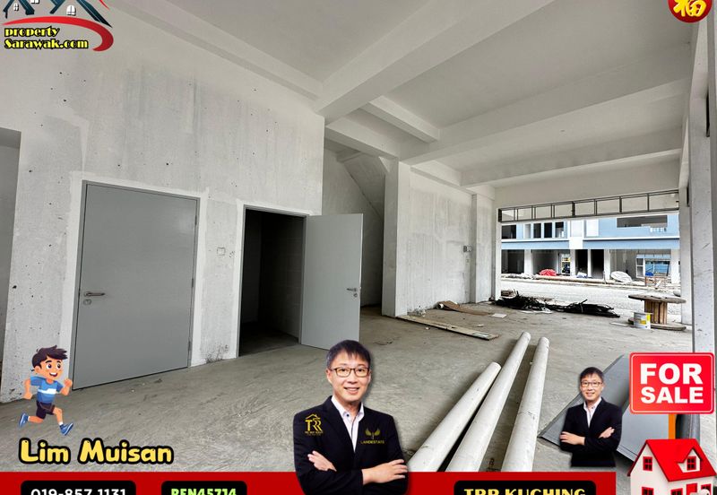 3 Storey Commercial Corner Shop-lot at Northbank Commercial Central 3 in Kuching for Sale