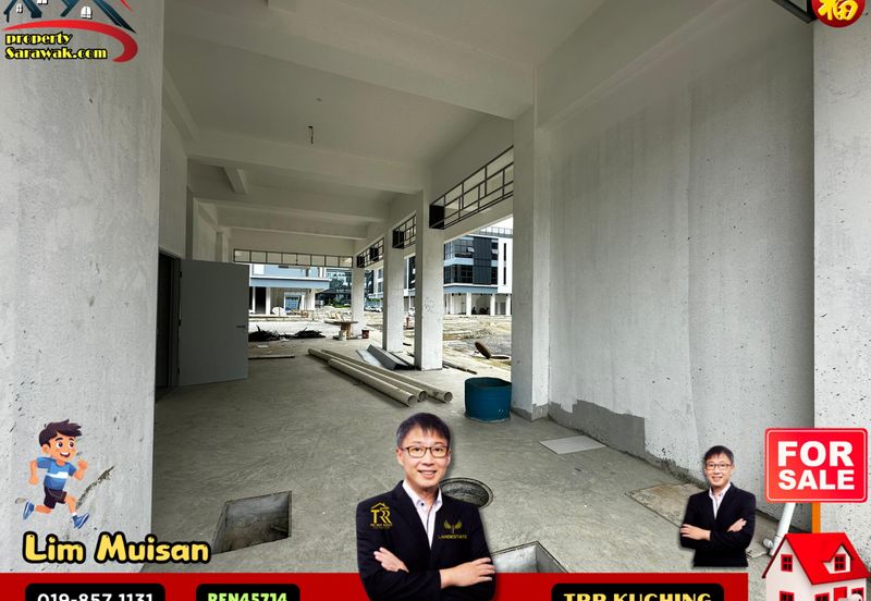 3 Storey Commercial Corner Shop-lot at Northbank Commercial Central 3 in Kuching for Sale