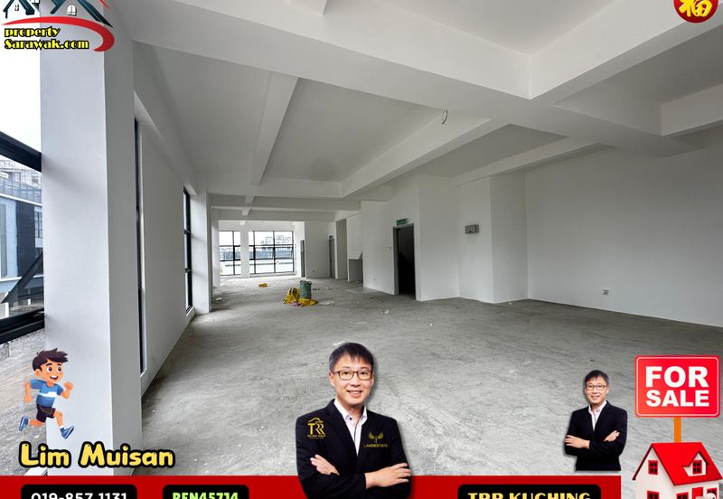 3 Storey Commercial Corner Shop-lot at Northbank Commercial Central 3 in Kuching for Sale