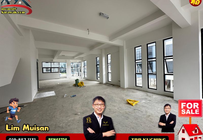 3 Storey Commercial Corner Shop-lot at Northbank Commercial Central 3 in Kuching for Sale