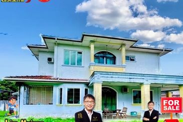 Double Storey Terrace Corner at Stampin Tengah in Kuching for Sale