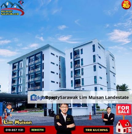 The Big Size Cube Apartment at Jalan Dogan in Kuching for Sale, Sarawak, Kuching