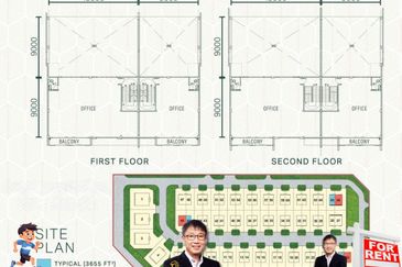 3 Storey Semi-Detached Showroom cum Office at Pine Square 66 Light Industry Park for Rent