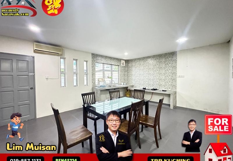 Double Storey Intermediate House at Field Force in Kuching for Sale