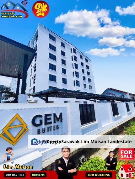 NEW Gem Suites at Jalan Stutong in Kuching for Sale, Sarawak, Kuching