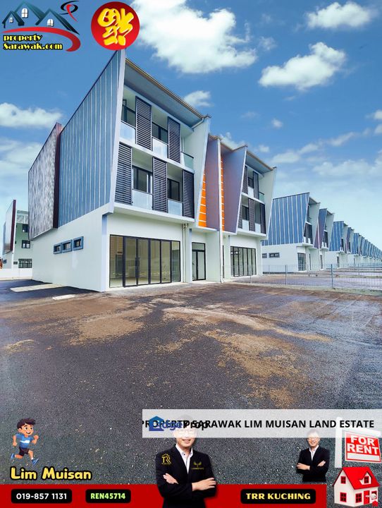 3 Storey Semi-Detached Showroom cum Office at Pine Square 66 Light Industry Park for Rent, Sarawak, Kuching