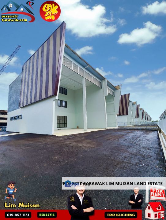 3 Storey Semi-Detached Showroom cum Office at Pine Square 66 Light Industry Park for Rent, Sarawak, Kuching