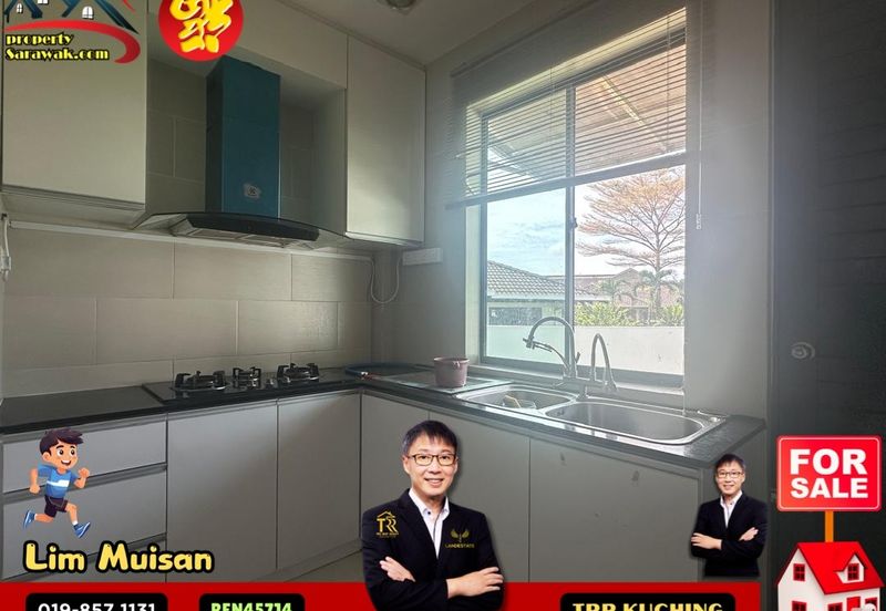 Double Storey Semi Detached House at Jalan Urat Mata in Kuching for Sale