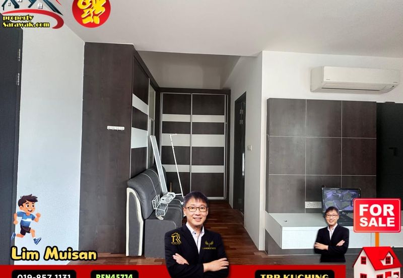 Double Storey Semi Detached House at Jalan Urat Mata in Kuching for Sale