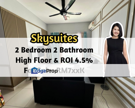Skysuites @ Meldrum Hills, Johor Bahru, Johor, 2 Bedroom 2 Bathroom, ROI 4.5%, 1 Car Park, Johor, Johor Bahru