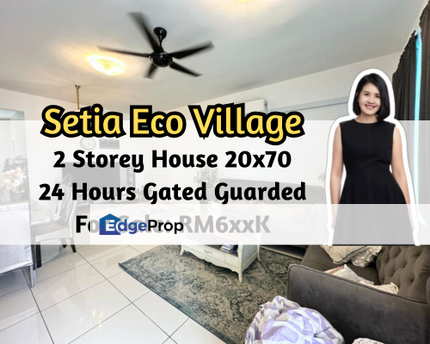 Setia Eco Village, Gelang Patah, Johor, 2 Storey House 20x70, 24 Hrs Gated Guarded, 4 Bedroom, Johor, Gelang Patah