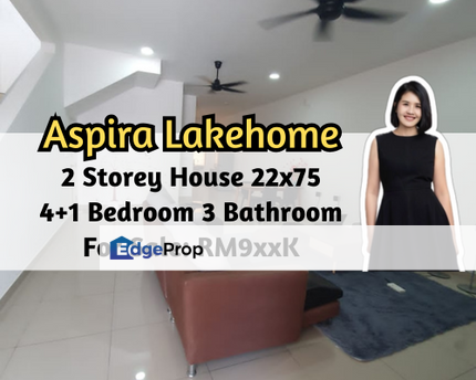 Aspira Lakehomes, Gelang Patah, Johor, 2 Storey House 22x75, 4 plus 1 Bedroom 3 Bathroom, Johor, Gelang Patah