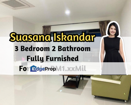 Suasana, Iskandar Malaysia, Johor Bahru, Johor, Cheaper than Developer, 3 Bed 2 Bath, Fully Furnished, Johor, Johor Bahru