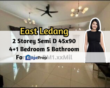 Tranquility Park @ East Ledang, East Ledang, Johor, 2 Storey Semi D 45x90, 4 plus 1 Bedroom 5 Bathroom, Johor, East Ledang