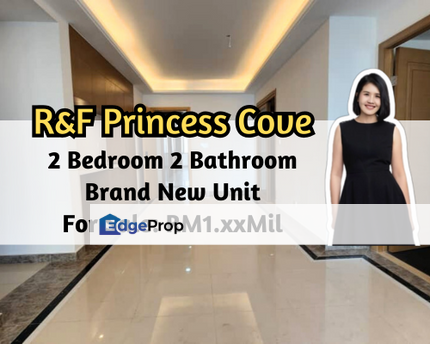 R&F Princess Cove, Johor Bahru, Johor, 2 Bedrooms 2 Bathrooms, Brand New Unit, Johor, Johor Bahru