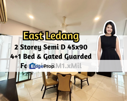Tranquility Park @ East Ledang, East Ledang, Johor, 2 Storey Semi D 45x90, Gated Guarded, 4 plus 1 Bedroom, Johor, East Ledang