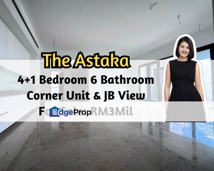 The Astaka @ 1 Bukit Senyum, Johor Bahru, Johor, Corner Unit, Private Lift Lobby, 4 plus 1 Bedroom 6 Bath, Johor, Johor Bahru