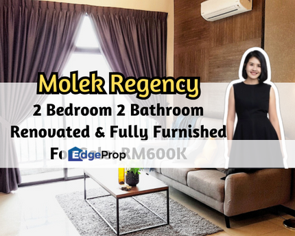 Molek Regency, Johor Bahru, Johor, 2 Bedroom, Renovated Unit, Fully Furnished, 2 Car Park, Johor, Johor Bahru