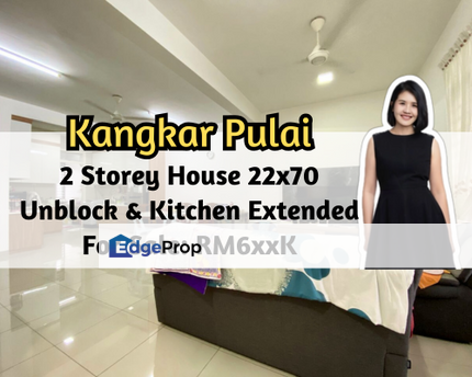 Bandar Baru Kangkar Pulai, Kangkar Pulai, Johor, 2 Storey House22x70, Unblock View, Kitchen Extended, Johor, Kangkar Pulai
