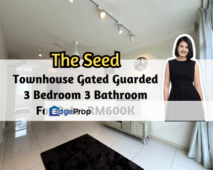 The Seed @ Sutera Utama, Skudai, Johor, Town House, 3 Bedroom 3 Bathroom, Gated Guarded, Intermediate, Johor, Skudai