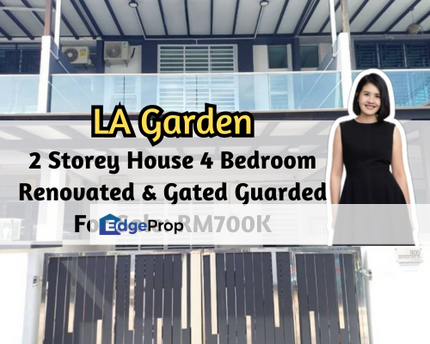 LA Garden, Johor Bahru, Johor, 2 Storey House, Renovated, Gated Guarded, Good Location, Johor, Johor Bahru