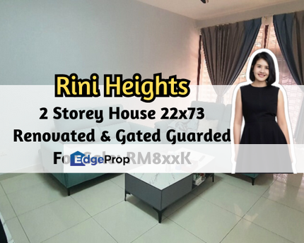 Rini Heights, Skudai, Johor, 2 Storey House 22x73, Renovated, Gated Guarded, 5 Bedroom, Johor, Skudai
