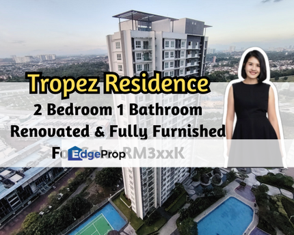Tropez Residences @ Danga Bay, Johor Bahru, Johor, Fully Furnished, Renovated, 2 Bedroom, High Floor, Johor, Johor Bahru