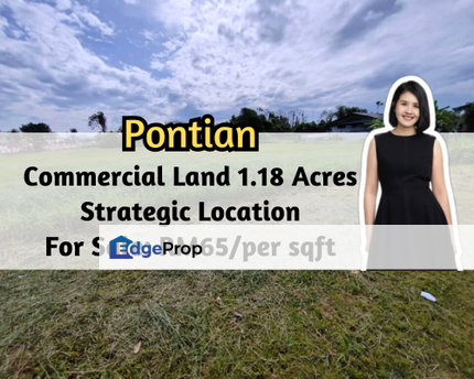 Rimba Terjun Pontian, Pontian, Johor, Prime Commercial Land, 1.18 Acres, Strategic Location, Johor, Pontian
