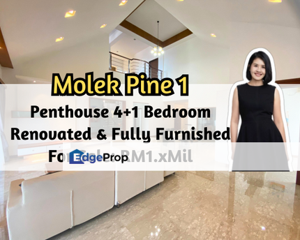 Molek Pine 1, Johor Bahru, Johor, Taman Molek, Penthouse, Fully Furnished, Renovated, 4 plus 1 Bedroom, Johor, Johor Bahru