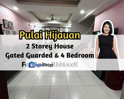 Taman Pulai Hijauan, Kankar Pulai, Johor, 2 Storey House, Gated Guarded, 4 Bedroom 3 Bathroom, Johor, Kangkar Pulai