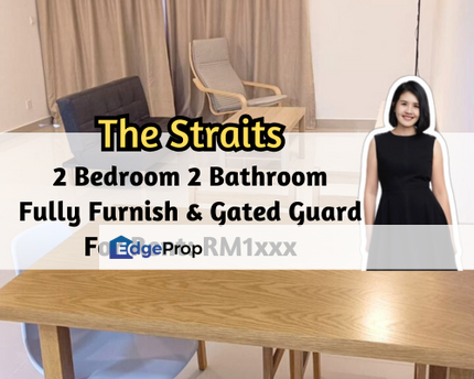 The Straits Apartment, Johor Bahru, Johor, 2 Bedroom, Fully Furnished, Gated Guarded, 2 Car Park, Johor, Johor Bahru