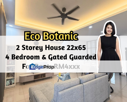 Eco Botanic, Iskandar Puteri (Nusajaya), Johor, 2 Storey House, Gated Guarded, 4 Bedroom 3 Bathroom, Johor, Nusajaya