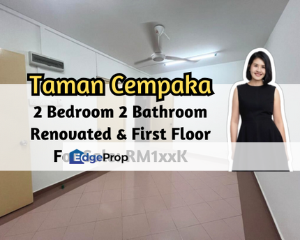 Taman Cempaka, Johor Bahru, Johor, Low Cost Flat, Fully Renovated, 2 Bedroom, First Floor, Johor, Johor Bahru