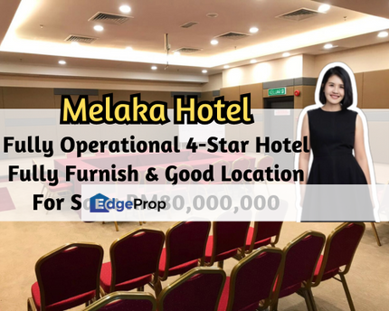 Melaka City, Melaka Raya, Melaka, Melaka Prime Location Hotel, Fully Furnished, 4-Star Rated, 180 Rooms, Melaka, Melaka Raya