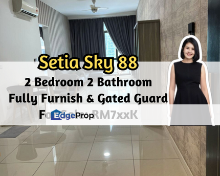Setia Sky 88, Johor Bahru, Johor, Fully Furnished, Gated Guarded, 2 Bedroom, Near CIQ, Johor, Johor Bahru