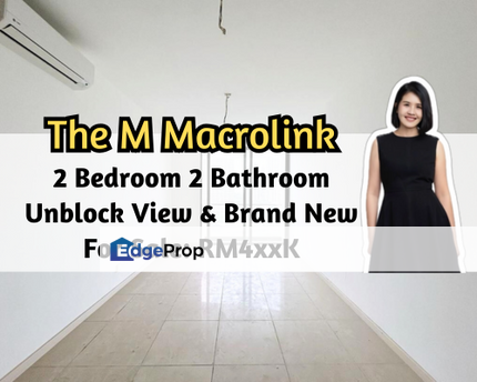 The M @ Medini Macrolink, Iskandar Puteri, Johor, Unblock View, Brand New, 2 Bedroom 2 Bathroom, Johor, 