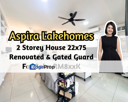 Aspira Lakehomes, Gelang Patah, Johor, 2 Storey House 22x75, Fully Renovated, Gated Guarded, Johor, Gelang Patah