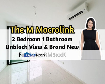 The M @ Medini Macrolink, Iskandar Puteri, Johor, Unblock View, Brand New, 2 Bedroom 1 Bathroom, Johor, 