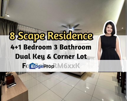 8scape Residences @ Sutera, Johor Bahru, Johor, Dual Key, Fully Furnished, Corner Lot, 4 plus 1 Bedroom, Johor, Johor Bahru