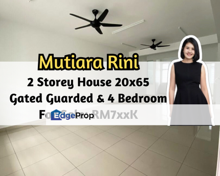 Taman Mutiara Rini, Skudai, Johor, 2 Storey House, Gated Guarded, 4 Bedroom 3 Bathroom, Johor, Skudai