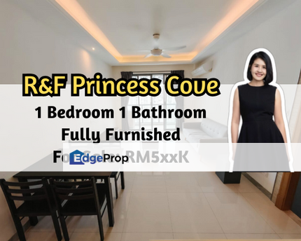 R&F Princess Cove, Johor Bahru, Johor, 1 Bedroom 1 Bathroom, Fully Furnished, 1 Car Park, Johor, Johor Bahru