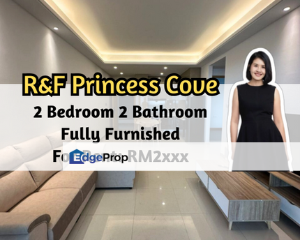 R&F Princess Cove - Seine Region, Johor Bahru, Johor, 2 Bedroom, Fully Furnished, Singapore Sea View, Johor, Johor Bahru