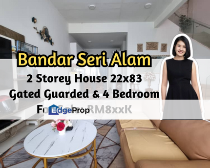 Emerald Residenz @ Bandar Seri Alam, Masai, Johor, 2 Storey House 22x83, Gated Guarded, Facing Garden, Johor, Masai