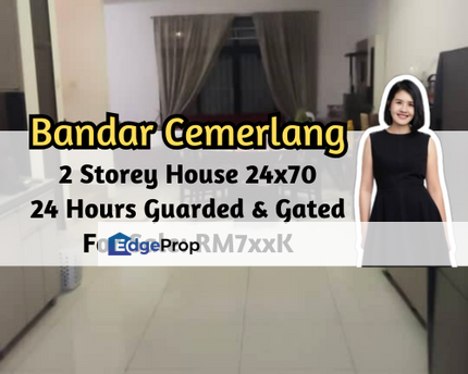 Bandar Cemerlang, Ulu Tiram, Johor, 2 Storey House 24x70, 24 Hours Gated Guarded, Johor, Ulu Tiram