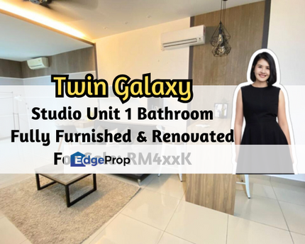 Twin Galaxy, Johor Bahru, Johor, Studio Unit, Renovated, Fully Furnished, 1 Car Park, Johor, Johor Bahru