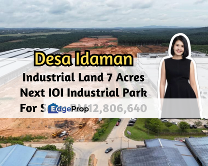 Taman Desa Idaman, Senai, Johor, Industrial Land 7 Acre Beside Senai International Airport, Johor, Senai